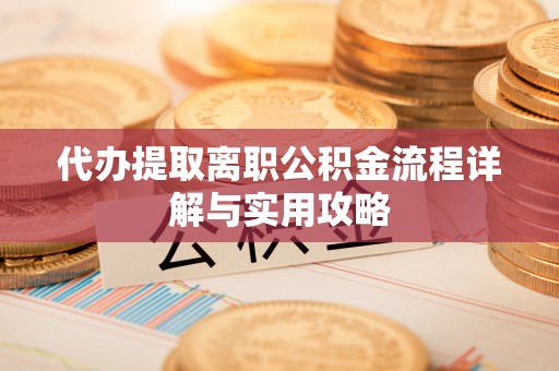 盈江代办提取离职公积金流程详解与实用攻略