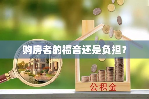 盈江购房者的福音还是负担？