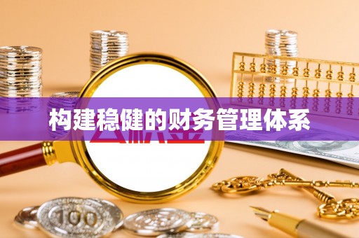 盈江构建稳健的财务管理体系