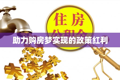盈江助力购房梦实现的政策红利