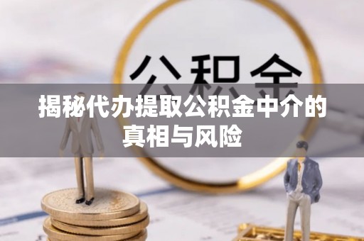 盈江揭秘代办提取公积金中介的真相与风险