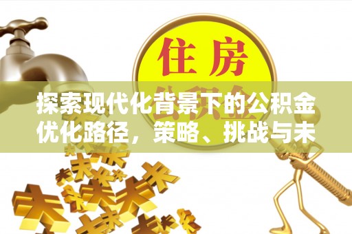 盈江探索现代化背景下的公积金优化路径，策略、挑战与未来展望