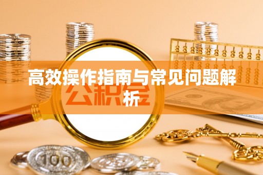盈江高效操作指南与常见问题解析