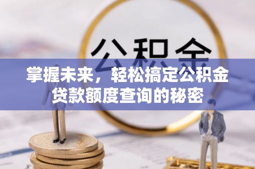 盈江掌握未来，轻松搞定公积金贷款额度查询的秘密