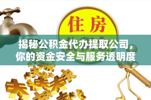 盈江揭秘公积金代办提取公司，你的资金安全与服务透明度全解析