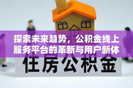 盈江探索未来趋势，公积金线上服务平台的革新与用户新体验