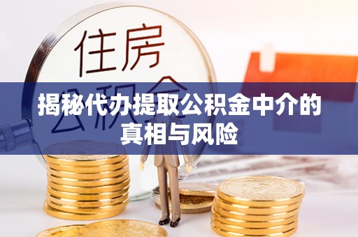 盈江揭秘代办提取公积金中介的真相与风险
