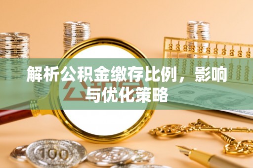 盈江解析公积金缴存比例，影响与优化策略