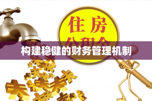 盈江构建稳健的财务管理机制