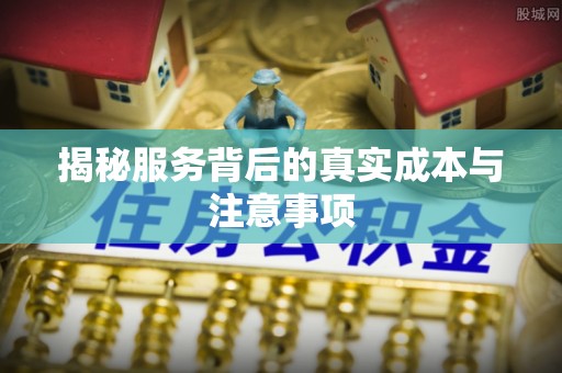 盈江揭秘服务背后的真实成本与注意事项