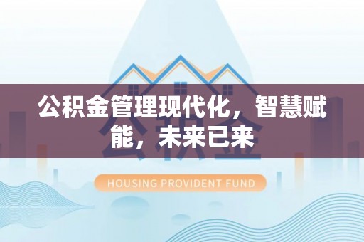 盈江公积金管理现代化，智慧赋能，未来已来