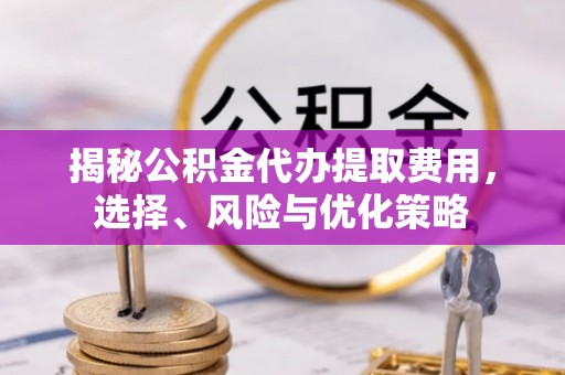 盈江揭秘公积金代办提取费用，选择、风险与优化策略