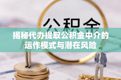盈江揭秘代办提取公积金中介的运作模式与潜在风险
