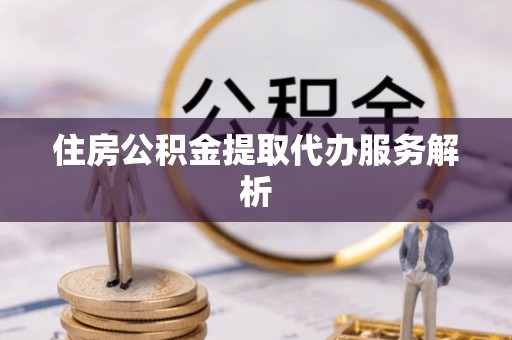 盈江住房公积金提取代办服务解析