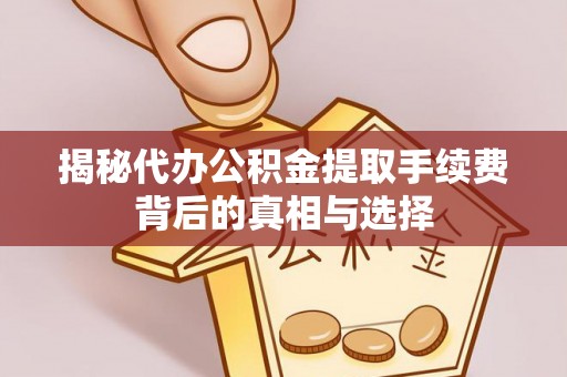 盈江揭秘代办公积金提取手续费背后的真相与选择