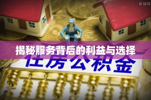 盈江揭秘服务背后的利益与选择