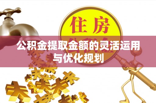 盈江公积金提取金额的灵活运用与优化规划